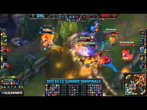 DNL vs DEU EU Chellenger series Summer Split 2015 Playoffs Denial vs Dignitas EU game 2 highlights
