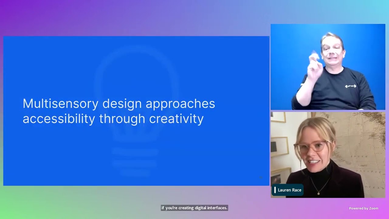 Multisensory Design: Accessibility as a Creative Practice for Designers  | Axe-con 2024