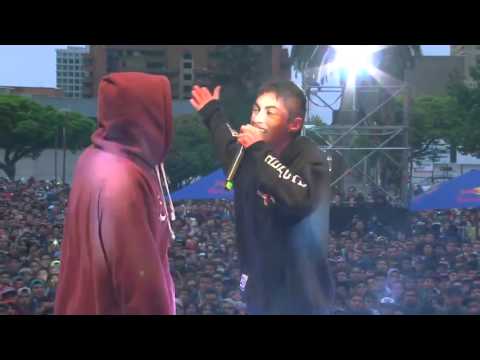 Nitro V/s Tom Crowley  Semifinal Chile Red Bull Batalla de los Gallos 2015
