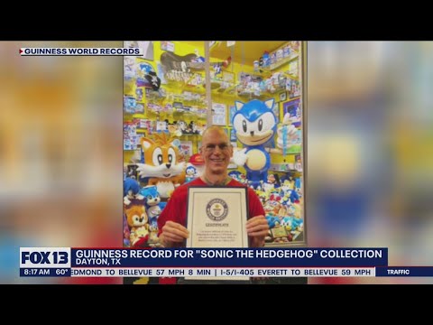 Guinness record for "Sonic the Hedgehog" collection | FOX 13 Seattle