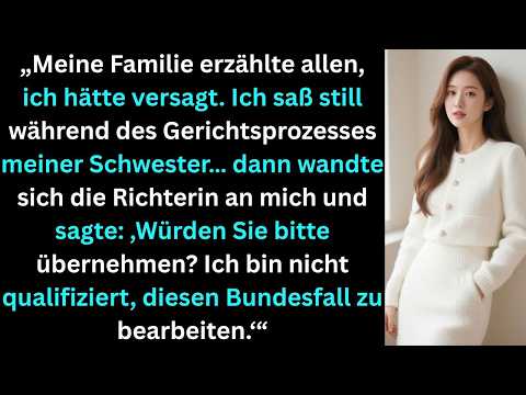 „Meine Familie sagte, ich hätte versagt – dann bat mich die Richterin selbst, auf die Bank zu treten