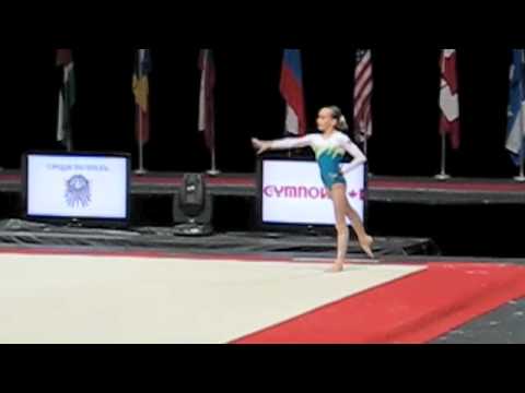 Maria Karpova (RUS) Floor Exercise, 2010 Gymnix Junior Cup