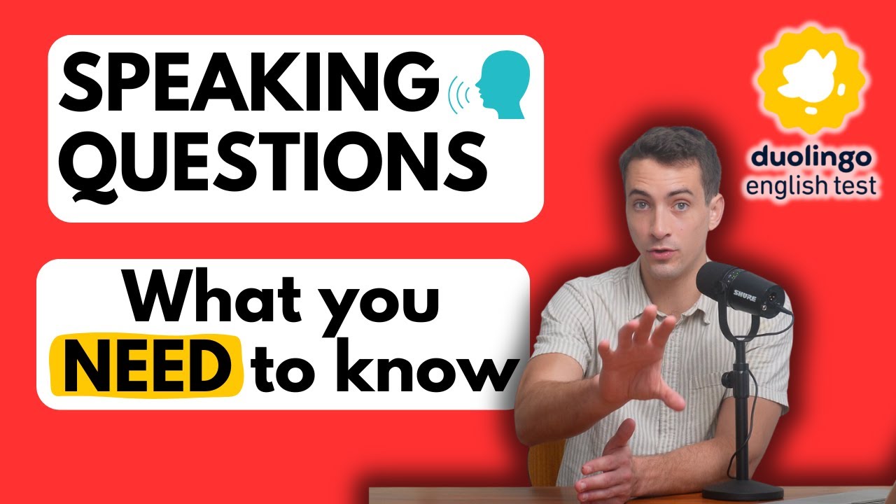 Best Strategies & Tips for Speaking Questions (Duolingo English Test)
