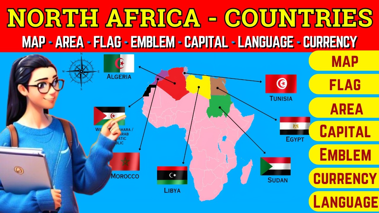 North Africa Map Explained | North African Countries