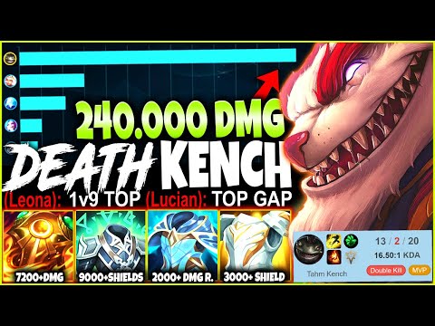 Meet DEATH KENCH! The BEST 1v9 IMMORTAL BUILD ~ 240.000+ TOTAL DMG 🔥 LoL Top Tahm Kench s12 Gameplay