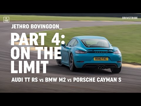 Audi TT RS vs BMW M2 vs Porsche 718 Cayman S: on the limit