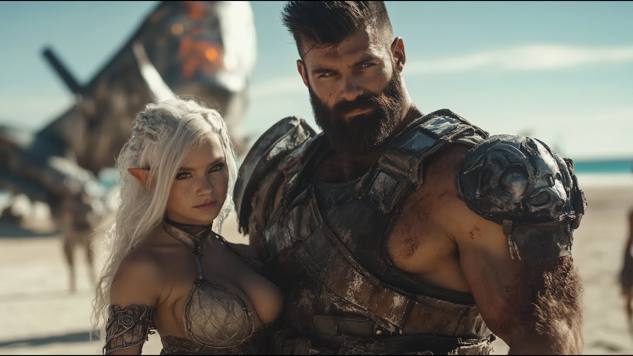 Human Medic Saved The Rejected and Abandoned Tiny Dwarf Alien Woman Left To Die on a Lonely Desert