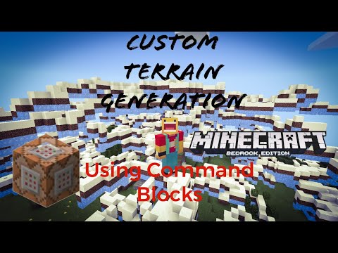 Insane Custom Terrain in Minecraft Bedrock!? 😱