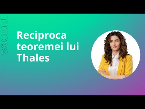 Reciproca teoremei lui Thales