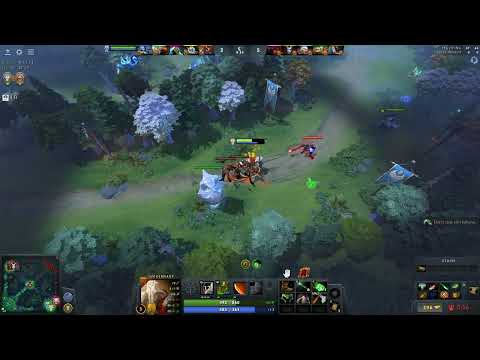 Moments clip from Apr 01, 2023 how to aggro creep with Juggernaut near tower dota 2 herald gaming