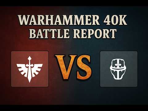 Dark Angels (Wrath)vs Imperial Knights (Questoris) | Warhammer 40k Battle Report