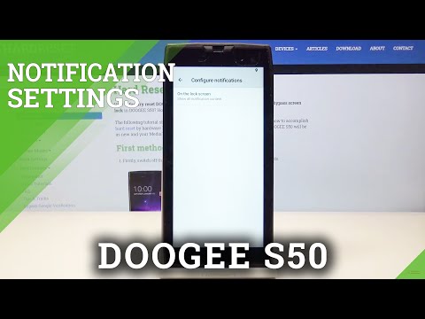 How to Set Up Notifications in Doogee S50 - Personalize Alerts