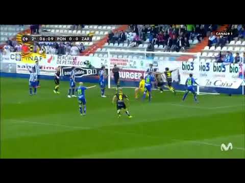 Liga 2014/15 Gol de Borja Bastón / Ponferradina - Real Zaragoza