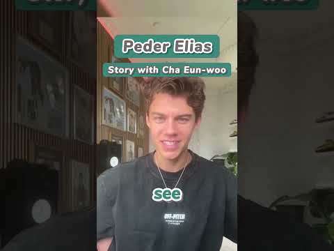 Peder Elias on His Friendship with Cha Eun-woo! #shorts