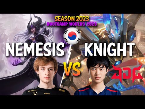 Nemesis vs JDG Knight - Nemesis SYNDRA vs Knight AZIR Mid - Patch 13.21 KR Ranked