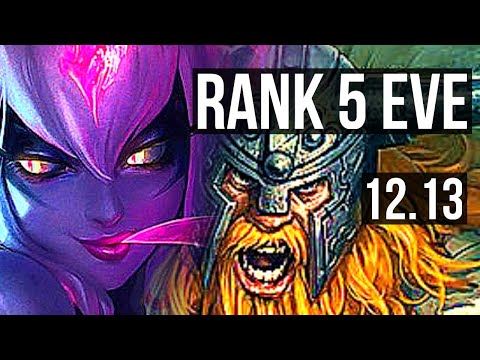 EVELYNN vs OLAF (JNG) | 16/1/7, Rank 5 Eve, Legendary | NA Grandmaster | 12.13
