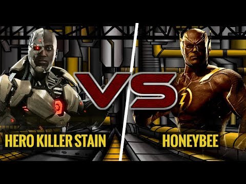 FT10 AGAINST THE *NEW* BEST CYBORG! HoneyBee (Flash) vs Hero Killer Stain (Cyborg)