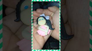 Aplique Utilitária Menina com Lacinho Em biscuit como fazer #diy #shorts.