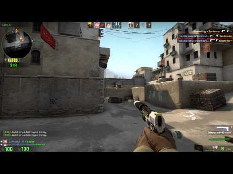 CS GO - INSANE PISTOL ACE ALL HEADSHOTS!