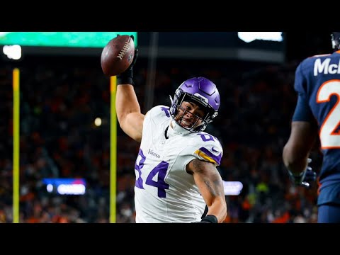 All Josh Oliver Receptions from the Viking week 11 loss vs the Broncos
