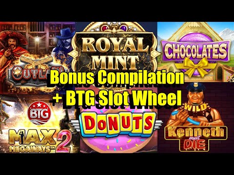 Thumbnail for video: Big Time Gaming Slot Wheel Part2 + UK Slots Bonus Compilation