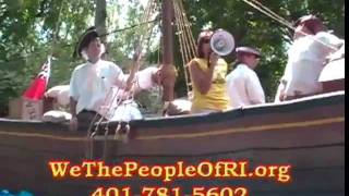 preview picture of video 'Bristol 4th of July Debacle w/ RI Tea Party 2009'