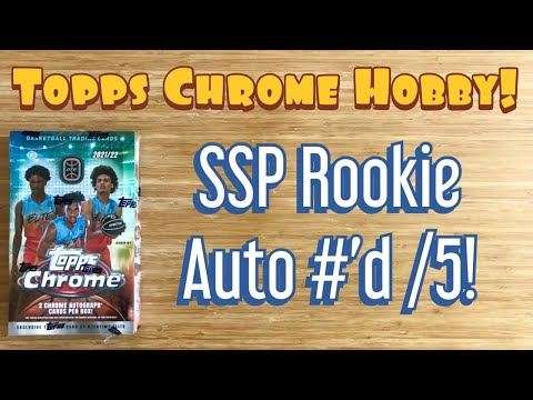 2021-22 Topps Chrome OTE Overtime Elite Basketball Hobby Box Break - SSP Rookie Auto #’d /5! 🔥🔥🔥