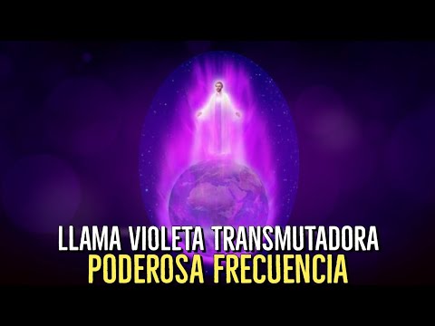 MUSIC TO TRANSMUTATE THE NEGATIVE INTO POSITIVE | VIOLET FLAME FREQUENCY
