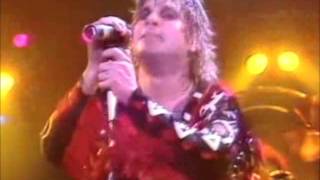 , Ozzy Osbourne, Carmine Appice, Jake E. Lee performing live onstage