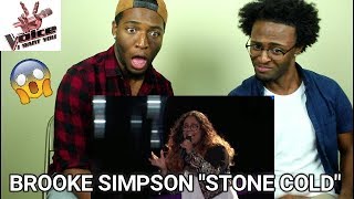The Voice 2017 - Brooke Simpson Blind Audition: "Stone Cold" (REACTION)