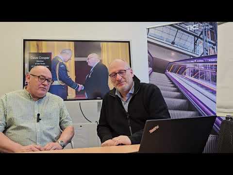 Just One Take  -  The escalator vlog  -  #1  -  Visit of Dave Cooper, MBE