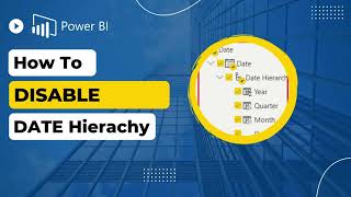 Power BI-How to Disable/Enable Date Hierarchy| Power BI Desktop Options settings| Power BI Training