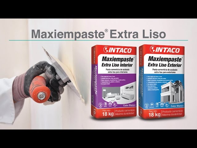 Maxiempaste Extra Liso: Paso a Paso