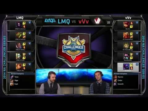 LMQ vs VVV Gaming Red | 2014 NA Challenger Series Play In #1 | LMQ vs VVV