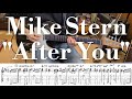 Mike Stern "After You" TAB譜 | Jazz Fusion Guitar