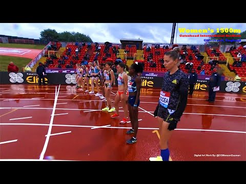 Women's 1500m.  Gateshead International Stadium.  Gateshead, England.  May 23, 2021.