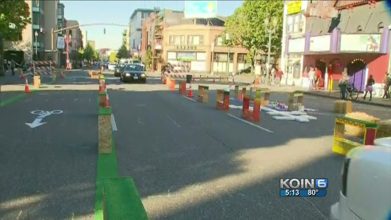 Old Town undergoes ‘streetscape demonstration’