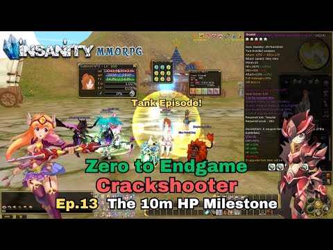 Insanity FlyFF - ZTE Crackshooter Series Ep.13 - 10m HP Milestone (Tank Episode)
