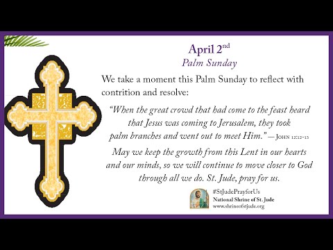 Holy Week Meditations - April 2, 2023: Palm Sunday