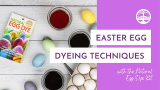 Easter Egg Dyeing Techniques | Eco-Friendly Easter Craft with the Natural Egg Dye Kit