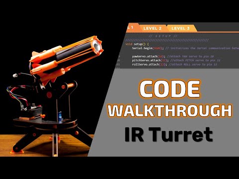 Control the IR Turret | Arduino Code Breakdown for Hackers