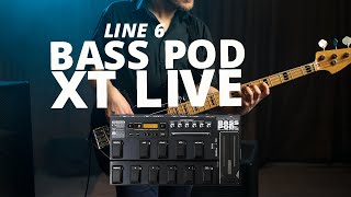 Video thumbnail for Line 6 Bass POD XT Live Sound Demo by Guitar Gear Spot