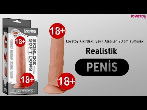 Lovetoy Kıkırdaklı Şekil Alabilen 20 cm Yumuşak Realistik Penis