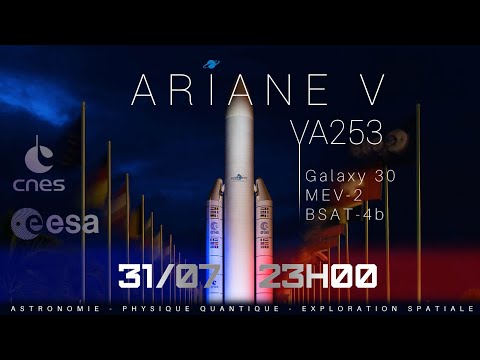 Lancement Ariane 5 VA 253 [Report] - Live FR