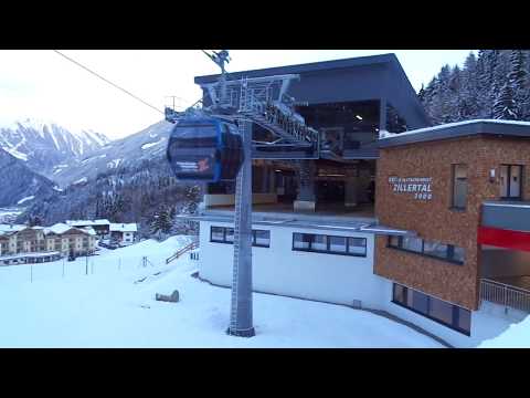 10er Kabinenbahn Finkenberg 1 Talstation / Ski Zillertal 3000