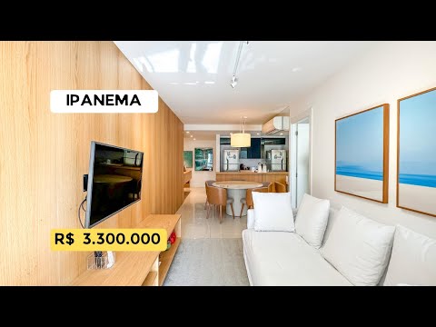 WAVE IPANEMA, APARTAMENTO ESPETACULAR, TODO MODERNO À VENDA EM EXCELENTE LOCALIZAÇÃO, PRÉDIO DE LUXO
