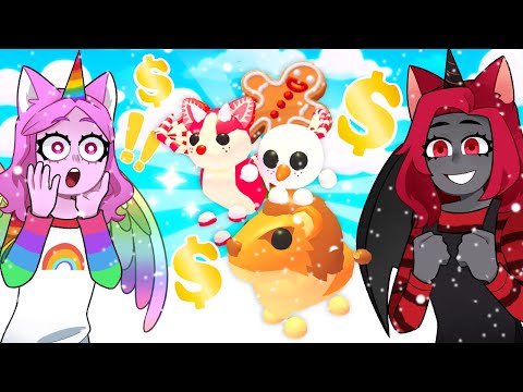 BUYING my TWIN SISTER EVERYTHING in the ADOPT ME 2022 CHRISTMAS UPDATE! | Roblox