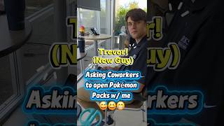 Ripping a Pokémon pack with my new Coworker! Did we hit 😃 #pokemon