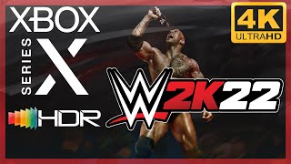 [4K/HDR] WWE 2K22 / Xbox Series X Gameplay