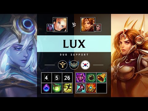 Lux Support vs Leona - KR Challenger Patch 25.S1.2